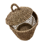 Laundry basket seagrass  D35H55cm(80648)