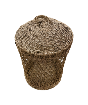 Laundry basket seagrass D30H45cm(80649)