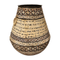 Iron pot painted D51H62cm. (5358)