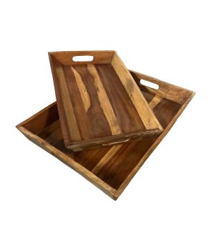 Tray old wood 25x40cm(5174)