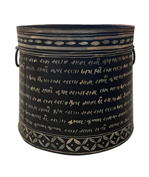 Pot iron decor L D53H46cm(80743)