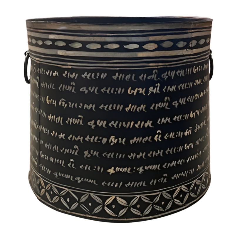Pot iron decor L D53H46cm(80743)