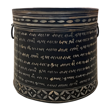 Pot iron decor L D53H46cm(80743)