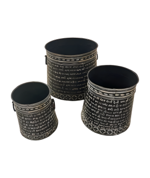 Pot iron decor M D40H40cm(80744)