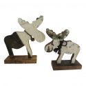 Moose old wood H40cm(5817)