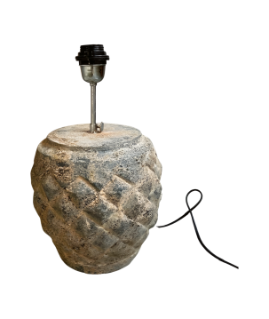 Lamp stand pine D25H25cm(80459)
