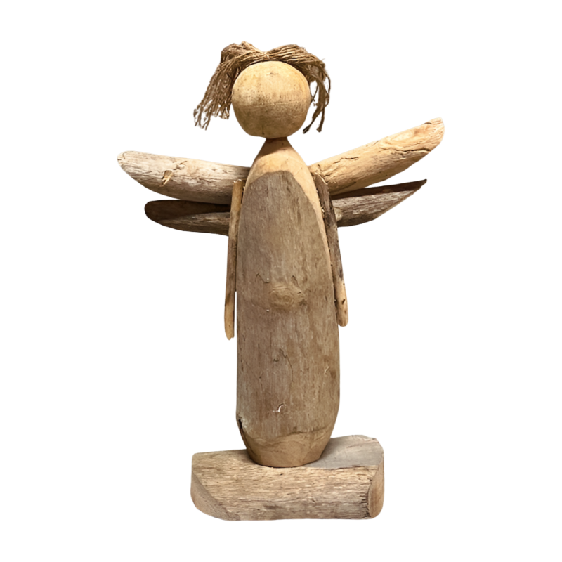 Angel driftwood H38cm(5997)