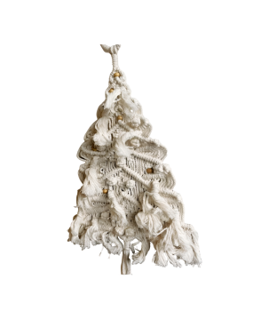 Christmas tree macramé big (80090)