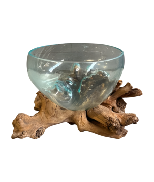 Bowl on wood D40cm(80576)