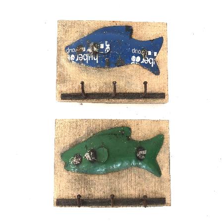 Iron fish hanger 3-h(5661)