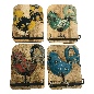 Iron rooster hanger 3-h(5660)