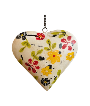 Heart flowers L 25cm(80324)