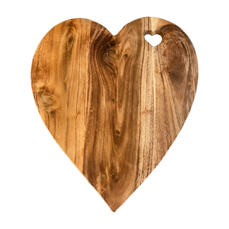 Cuttingboard heart model 35x30cm(80755)