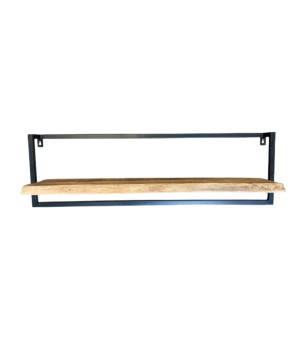 1- shelve wandrek 100x25H30cm (3101)