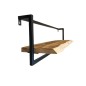 1- Shelf wall rack 100x25H30cm (3101)