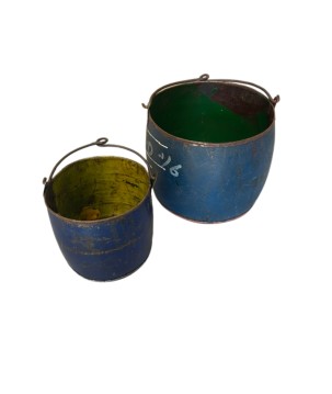 Bucket old iron D11H10cm(3586)