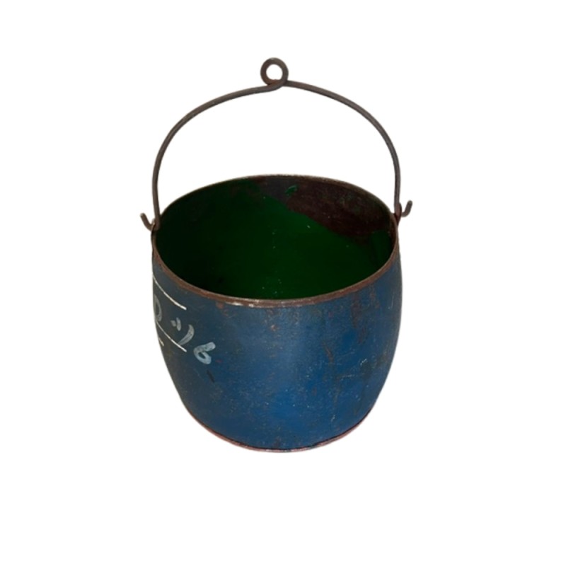 Bucket old iron D16H14cm (3587)