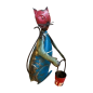Cat with bucket 18x15H31(80835)