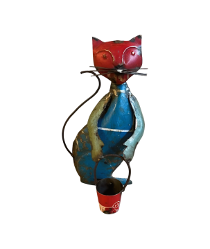 Cat with bucket 18x15H31(80835)