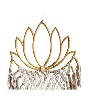 Lotus macramé D35H80cm(80803)