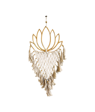 Lotus macramé D35H80cm(80803)