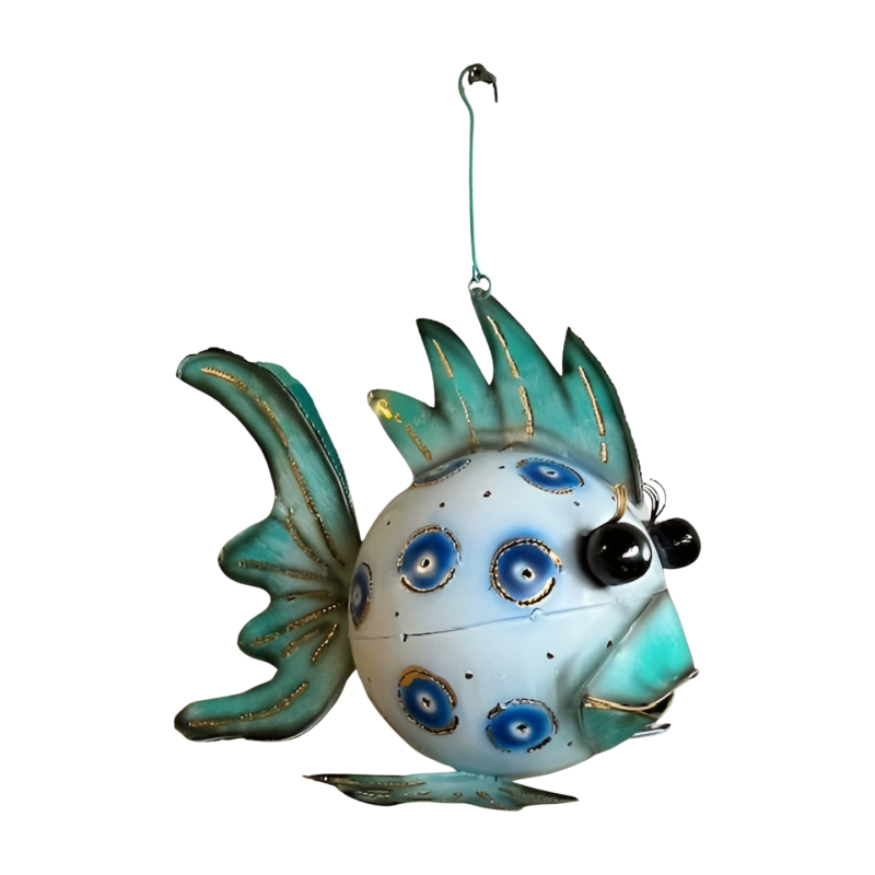 Fish ball white/bl 18cm(80836)