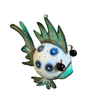 Fish ball white/bl 18cm(80836)