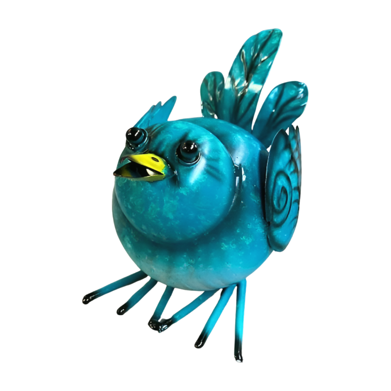 Bird sitting 18xH12cm(80838)