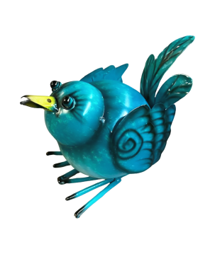 Bird sitting 18xH12cm(80838)