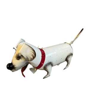 Dog iron white 33x17H20(80841)