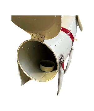 Dog iron white 33x17H20(80841)