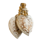 Heart carving L  15cm S/4 (80850)