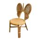 Children chair rotan (80697)