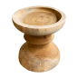 Candle stand teak S 12cm(80423)