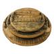 Tray round old wood D27(3016)