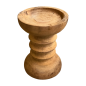 Candle stand teak L 17cm(80424)