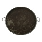 Old iron round tray ears  50cm. (7731)