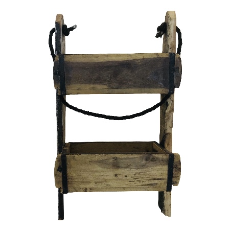 Wooden 2-tray wallhanger(5709)