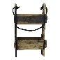 Wooden 2-tray wallhanger(5709)