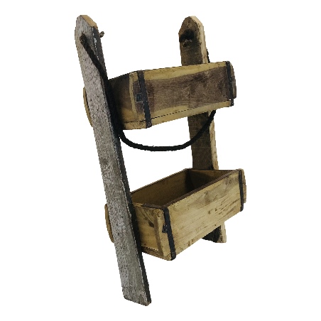 Wooden 2-brick wallhanger(5709)