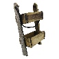 Wooden 2-tray wallhanger(5709)