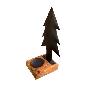 Iron tree with cup14x30cm(5680)