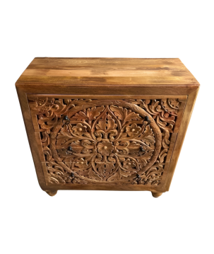 Mango dressoir carv. 3-draw. (80516)