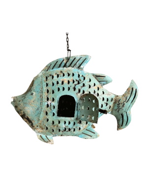 Fish Azul M 55x15H36cm(80786)