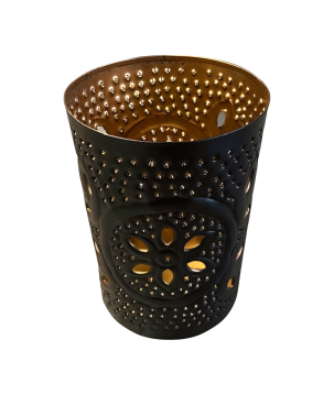 Iron candleh bl L D14H20cm(80833)