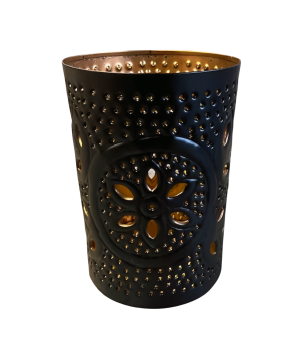 Iron candleh bl L D14H20cm(80832)