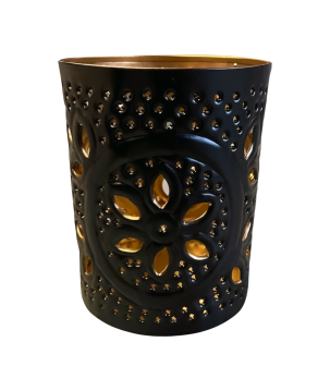 Iron candleh bl S D12H15cm(80832)