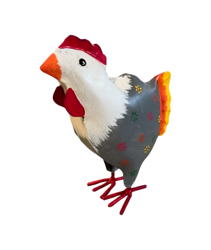 Iron Hen painted (7844)