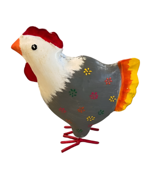 Iron Hen painted (7844)