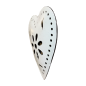 Heart S white 10cm(80793)